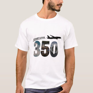 Vluchtniveau 350 - Luchtvaartliefhebber T-shirt