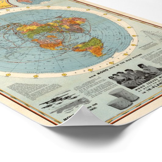 Vluchtpatroonkaart Poster (Hoek)