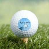 Vluchtrisico! Grappige golfbal die door de lucht v Golfballen (Insitu Shirt)