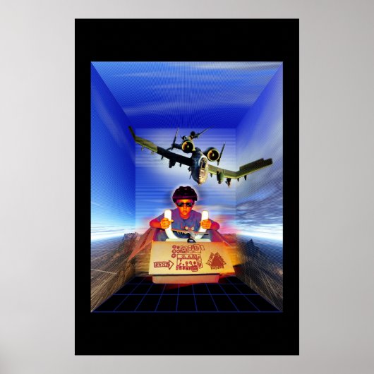 Vluchtsimulator Poster (Voorkant)