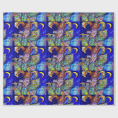 VLUCHTSTAND IN BLUE/Venetië, carnavalsnacht Cadeaupapier (Vlak)