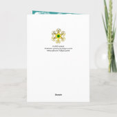 VLUCHTSTAND IN BLUE/Venetië, carnavalsnacht Kaart (Achterkant)