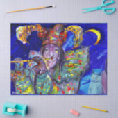 VLUCHTSTAND IN BLUE/Venetië, carnavalsnacht Tissuepapier (Craft)