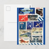 Vluchtstempels Briefkaart (Voorkant / Achterkant)