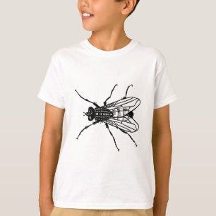 Vluchttekening - insecten, plagen, vliegen t-shirt