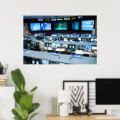 Vluchtverkeersleidingscentrum voor Johnson Space C Poster (Thuiskantoor)