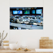 Vluchtverkeersleidingscentrum voor Johnson Space C Poster (Keuken)