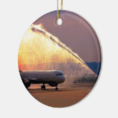 Vluchtversiering van het waterkanon keramisch ornament (Links)