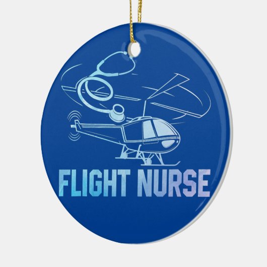 Vluchtzuster Heartbeat Practitioner Nursing RN Keramisch Ornament (Links)