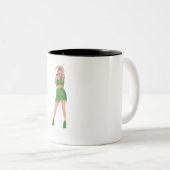 vluggertje tweekleurige koffiemok (Voorkant rechts)