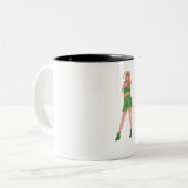 vluggertje tweekleurige koffiemok (Voorkant links)