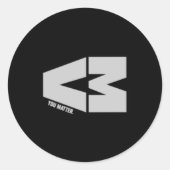 VM U RONDE STICKER (Voorkant)
