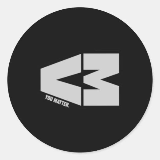 VM U RONDE STICKER (Voorkant)