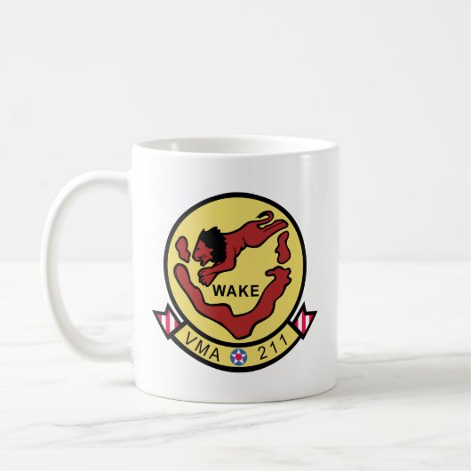 VMA-211 Wake Island Avengers Koffiemok (Links)