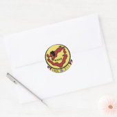 VMA-211 Wake Island Avengers Ronde Sticker (Envelop)