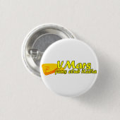 VMars-knop geel Ronde Button 3,2 Cm (Voorkant /achterkant)