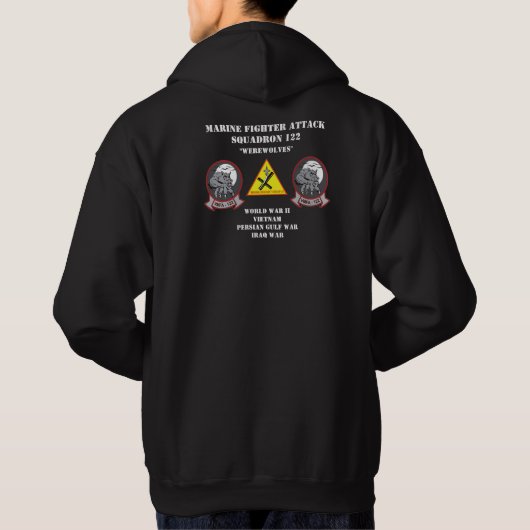 VMFA-122 Werewolves Hoodie (Achterkant)
