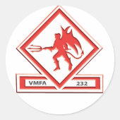 VMFA-232-Sticker Ronde Sticker (Voorkant)