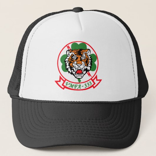 VMFA-333 Bestrijding van Shamrocks Trucker Pet (Voorkant)