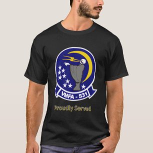 VMFA-531 zwart T-shirt
