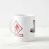 VMFA-mok 232 Rode Duivels Koffiemok (Voorkant links)