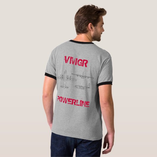 VMGR Powerline Herc T-shirt (Achterkant volledig)
