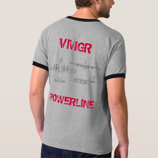 VMGR Powerline Herc T-shirt (Achterkant)