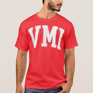 VMI  Retro College Arch Style Funny T-shirt