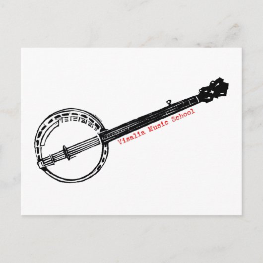 VMS Banjo Briefkaart (Voorkant)