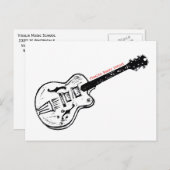 VMS Electric Guitar Briefkaart (Voorkant / Achterkant)
