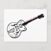 VMS Electric Guitar Briefkaart (Voorkant)