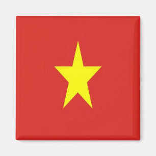 VN001 VIETNAMESE FLAG, Vietnam, Azië, Fridge Magneet