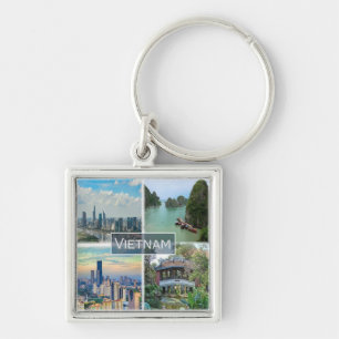 VN012 VIETNAM, Mosaic, Azië, Sleutelhanger