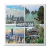 VN012 VIETNAM, Mosaic, Azië, Tegeltje (Voorkant)