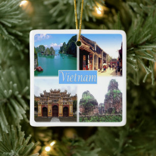 VN014 VIETNAM, Mosaic, Azië, Keramisch Ornament