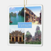 VN014 VIETNAM, Mosaic, Azië, Keramisch Ornament (Links)