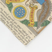 VN-kaart van de wereld Fleece Deken (Hoek)