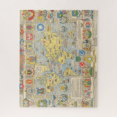 VN-kaart van de wereld Legpuzzel (Verticaal)