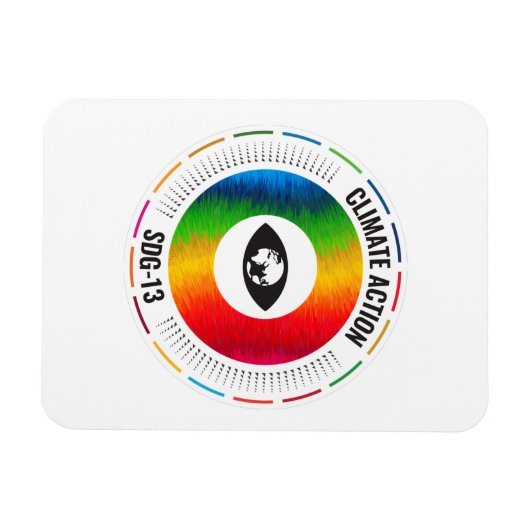 VN SDG Global Goals Climate Action Magneet (Horizontaal)