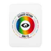 VN SDG Global Goals Climate Action Magneet (Verticaal)