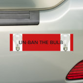 VN-VERBOD OP DE BULB BUMPERSTICKER (Op auto)