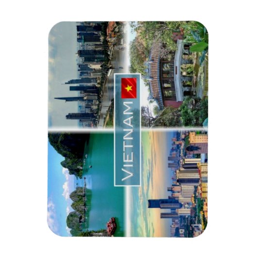 VN Vietnam - Ha Long Bay - Magneet (Verticaal)
