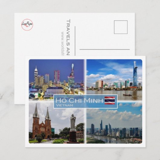 VN Vietnam - Ho Chi Minh - Briefkaart (Voorkant / Achterkant)