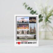 VN Vietnam - Ho Chi Minh City - Briefkaart (Staand voorkant)