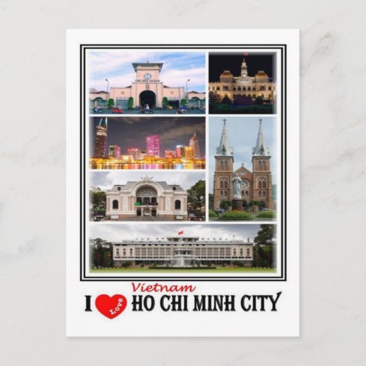 VN Vietnam - Ho Chi Minh City - Briefkaart (Voorkant)