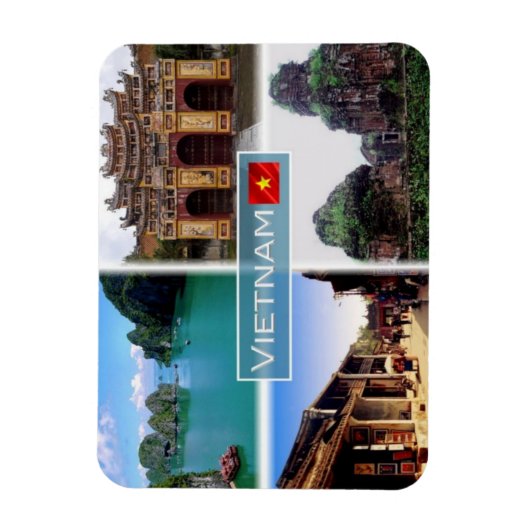 VN Vietnam - UNESCO - Magneet (Verticaal)