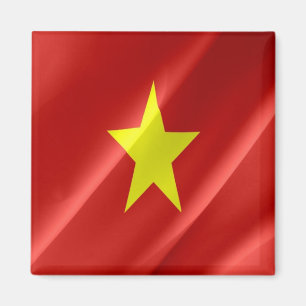 VN - Vietnam - Vietnamese vlaggegolving Magneet