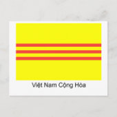 VNCH-vlag Briefkaart (Voorkant)