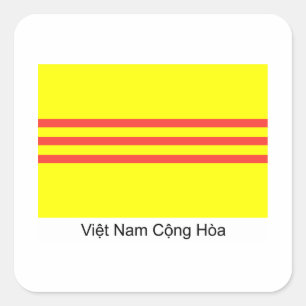 VNCH-vlag Vierkante Sticker