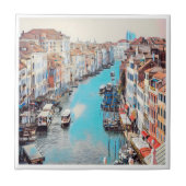 VNT008 VENICE, Canal Grande, Italië, Tegeltje (Voorkant)